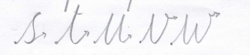 Ductus caligrafico.